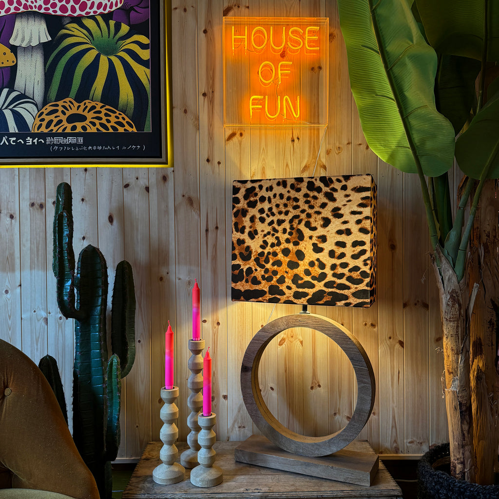 Leopardess Rectangular Lampshades
