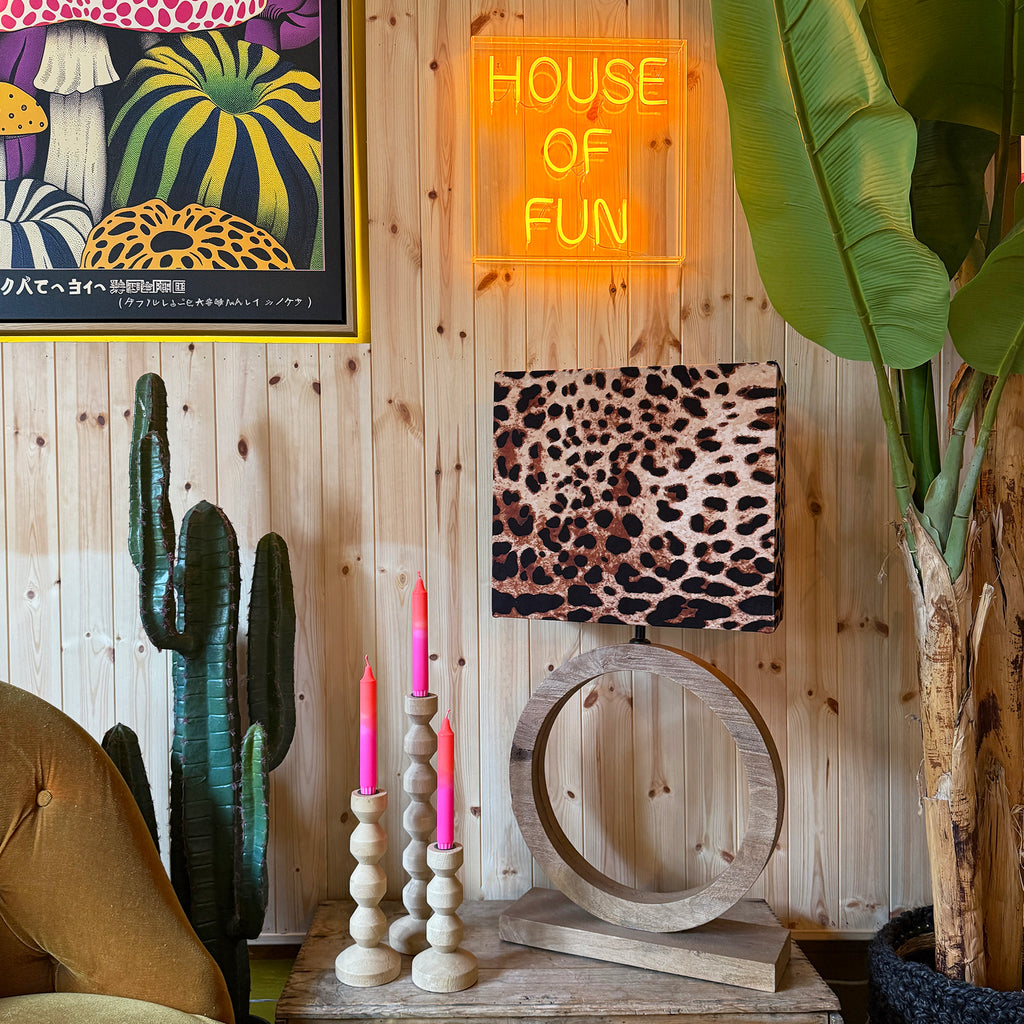 Leopardess Rectangular Lampshades