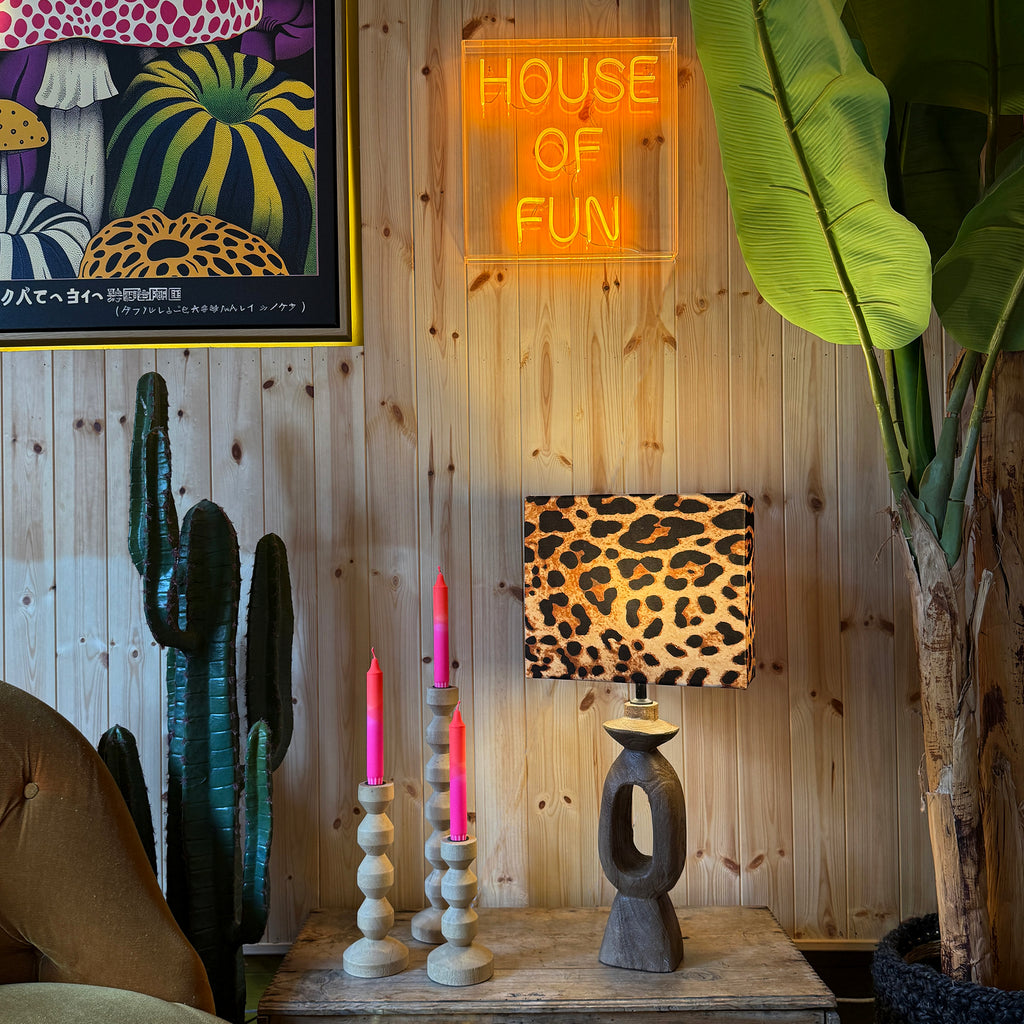 Leopardess Rectangular Lampshades