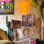 Leopardess Rectangular Lampshades