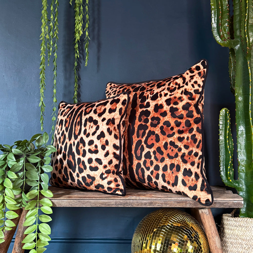 Leopardess Cushions