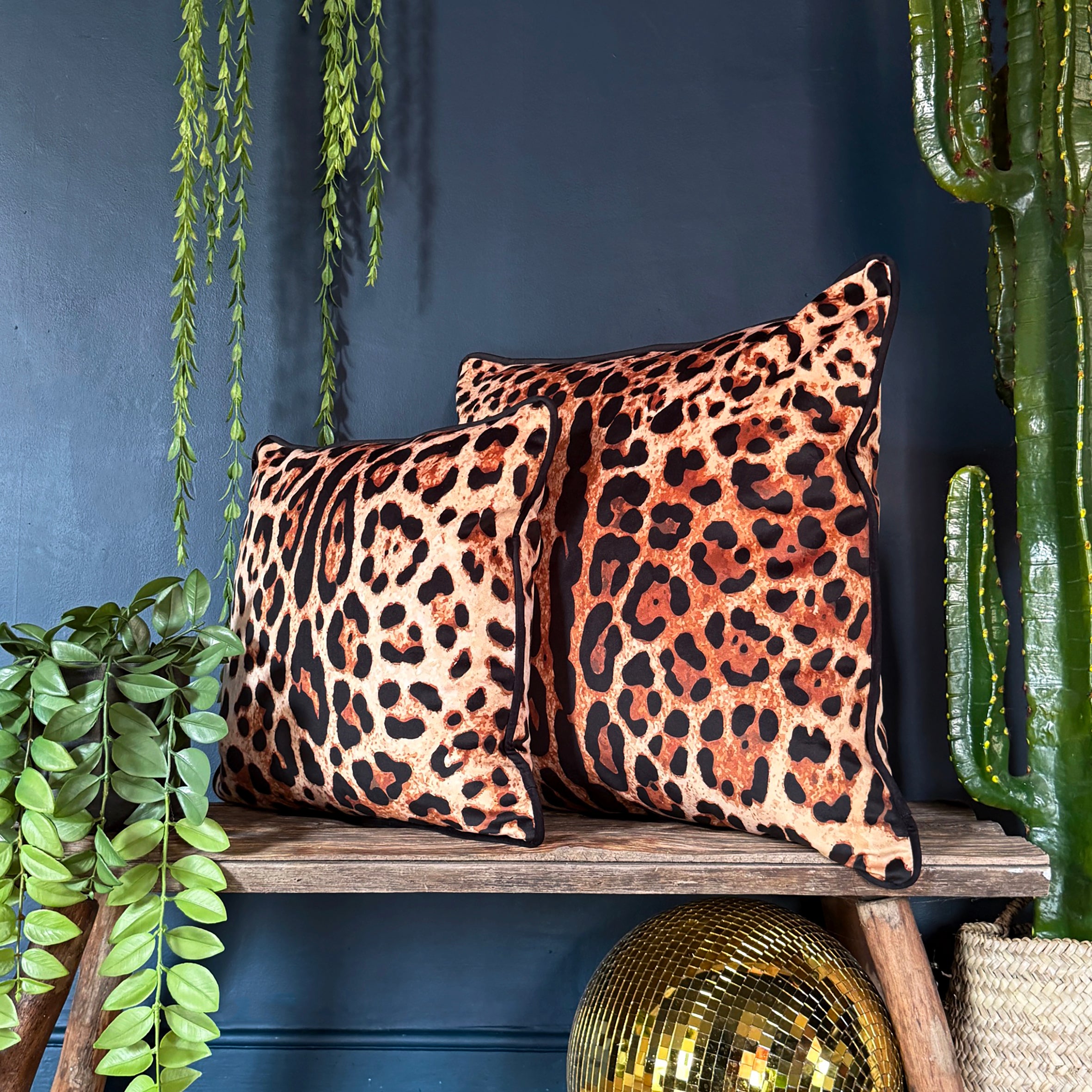Leopardess Cushions