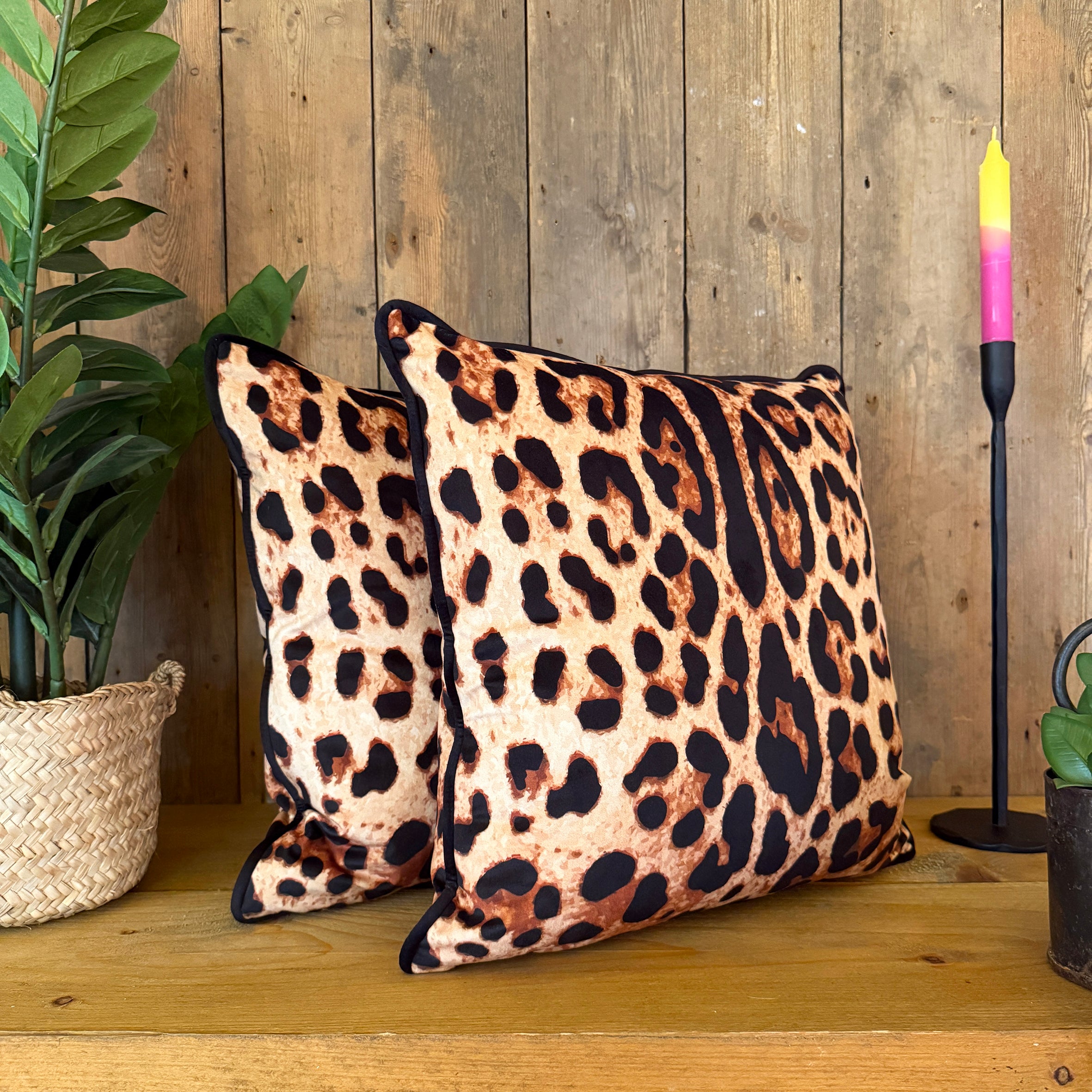 Leopardess Cushions