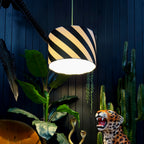 Liquorice Helter Skelter Velvet Lampshades