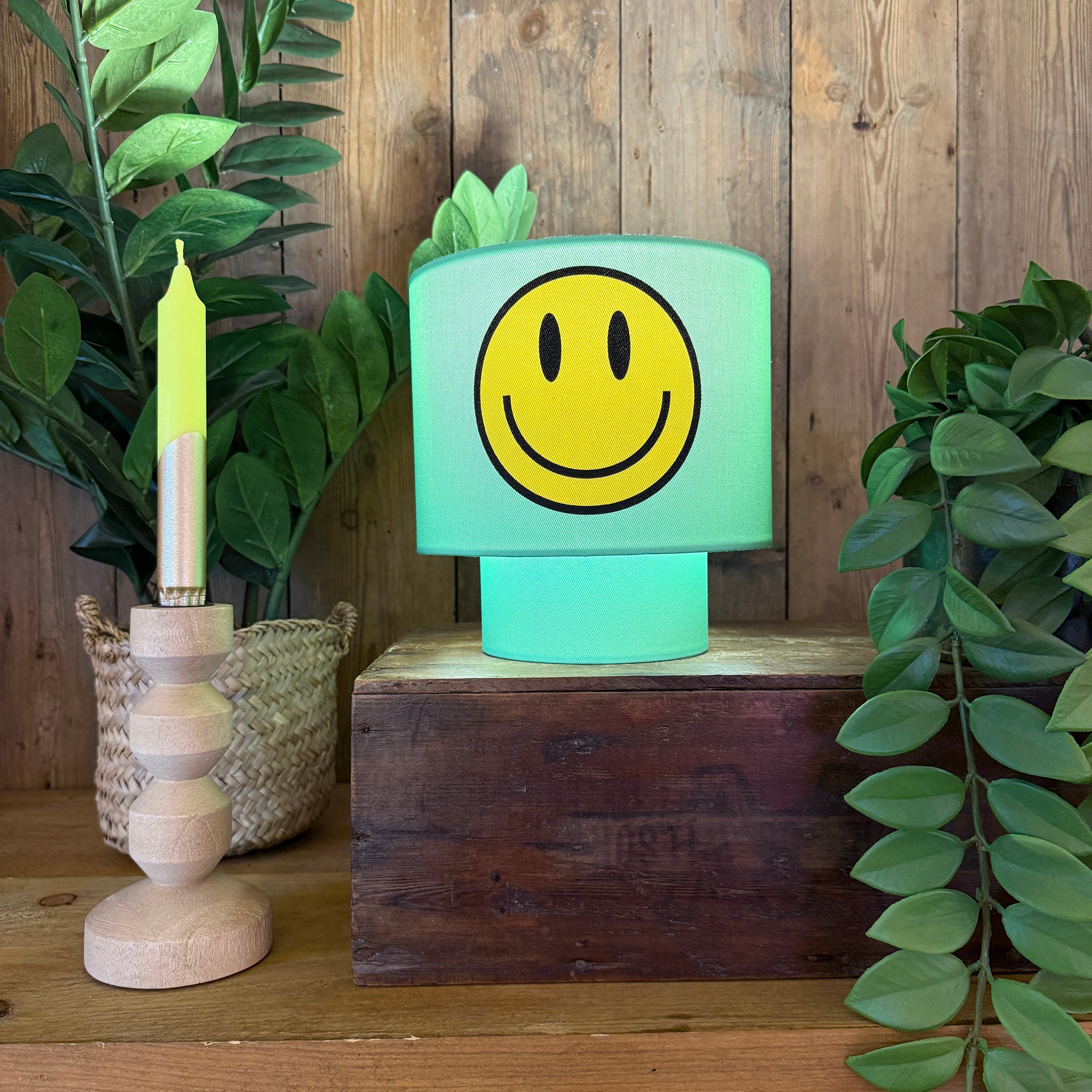 Smiley Glow Lamps in Mint
