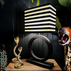 love frankie circus stripe rectangular lampshade