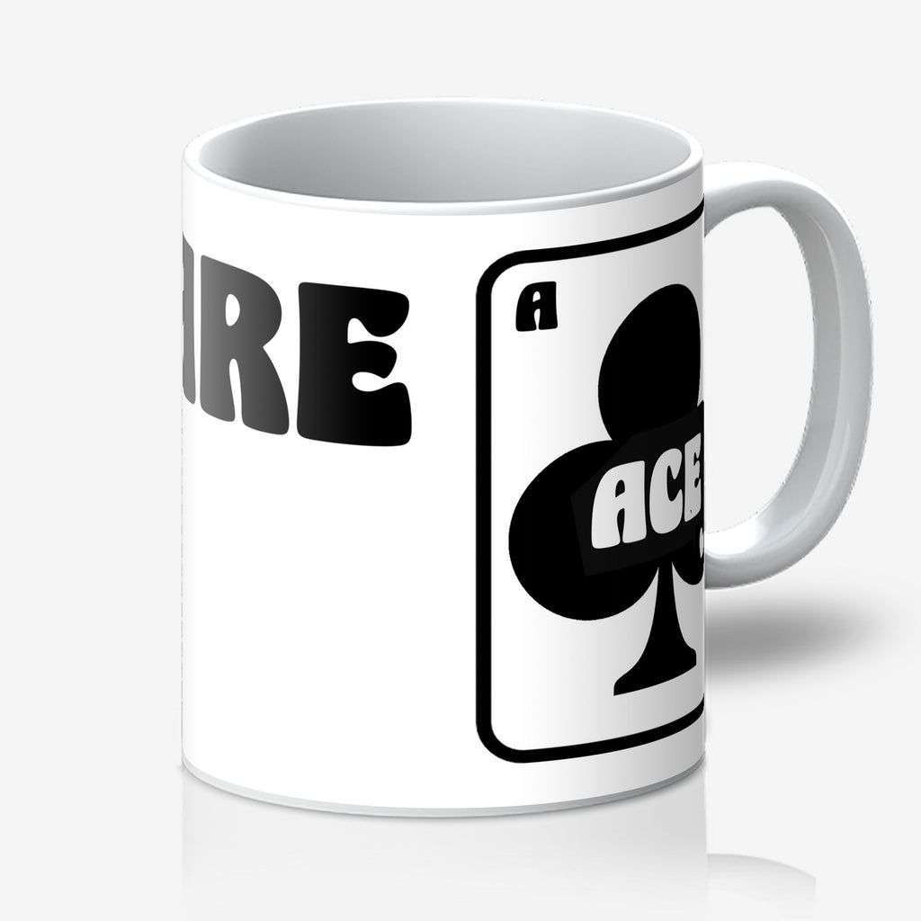 "You are Ace" Playing Cards Mug. Designed by Love Frankie and printed in the UK.