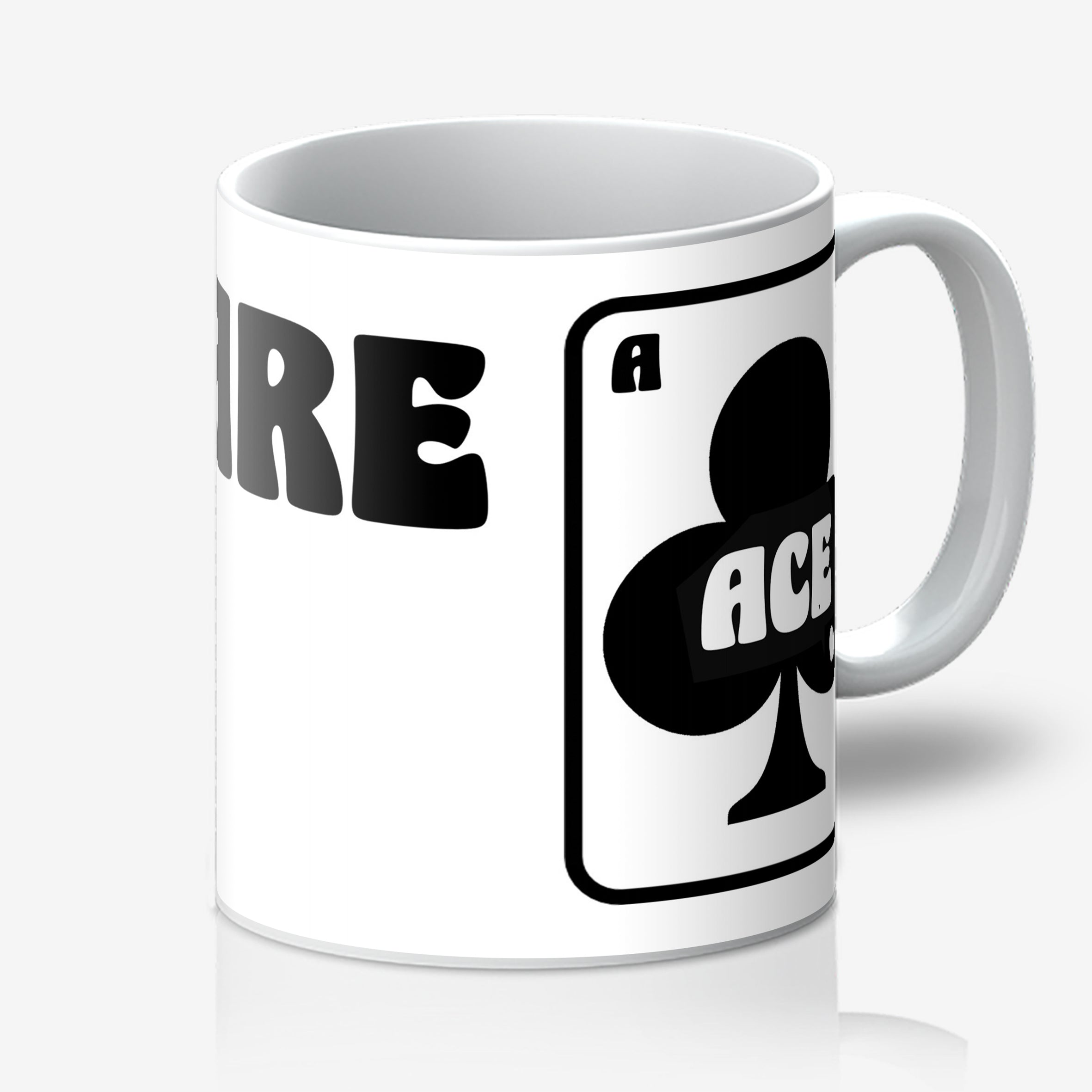 "You are Ace" Playing Cards Mug. Designed by Love Frankie and printed in the UK.