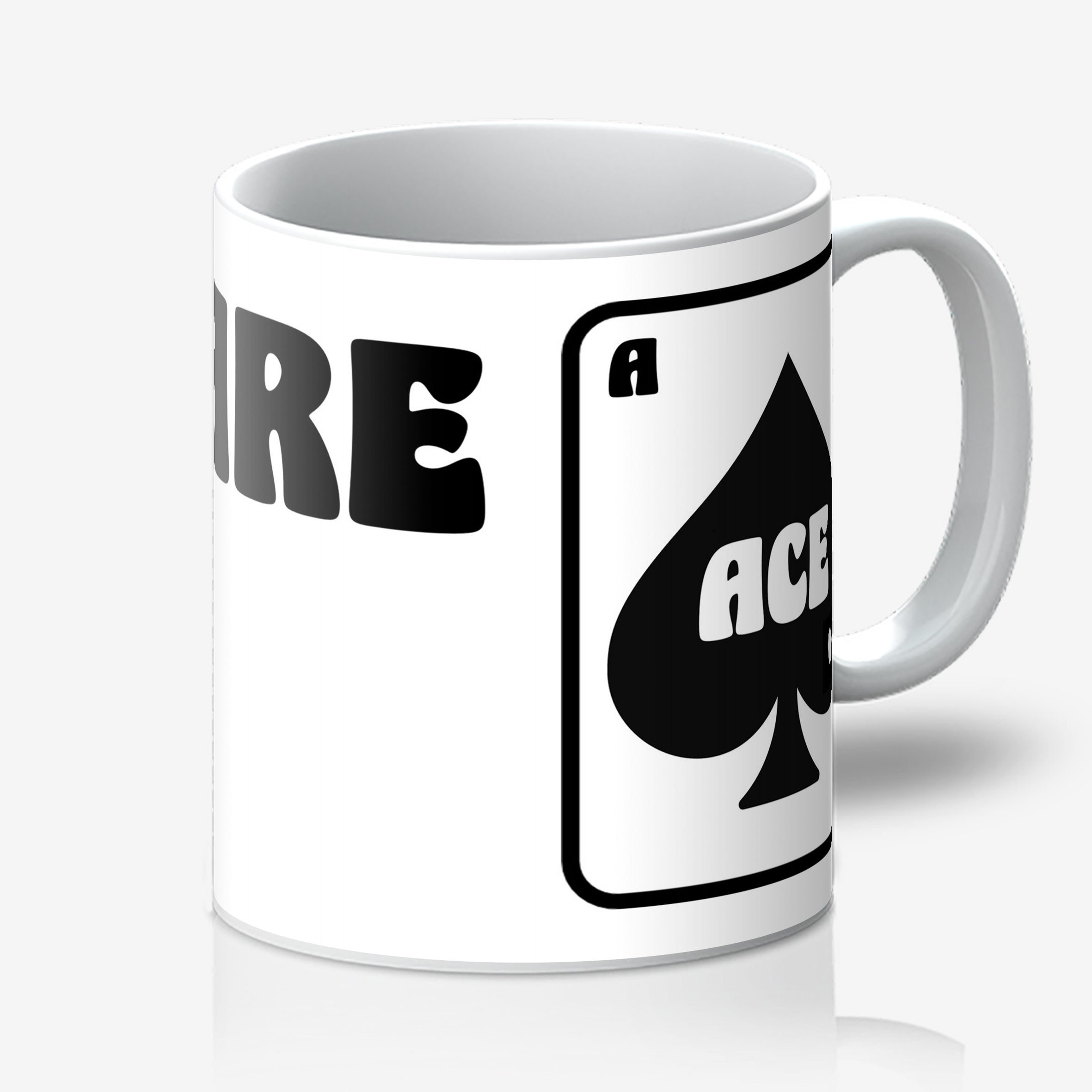 "You are Ace" Playing Cards Mug. Designed by Love Frankie and printed in the UK.