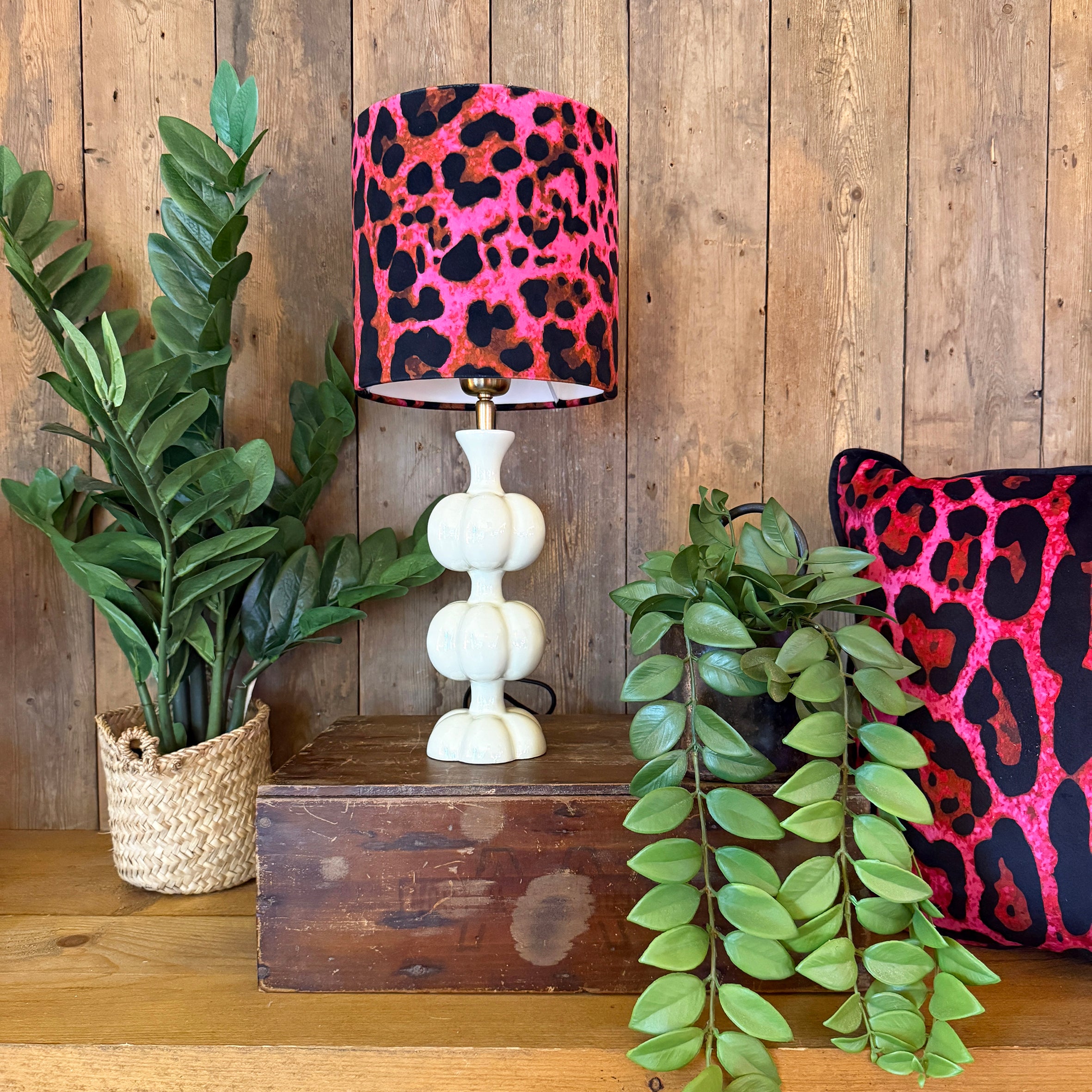 Neon Leopard Dinky Lampshades