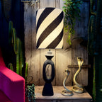 love frankie tube lamp in tilted stripes