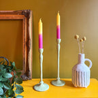 Organic Candle Stick in Chartreuse