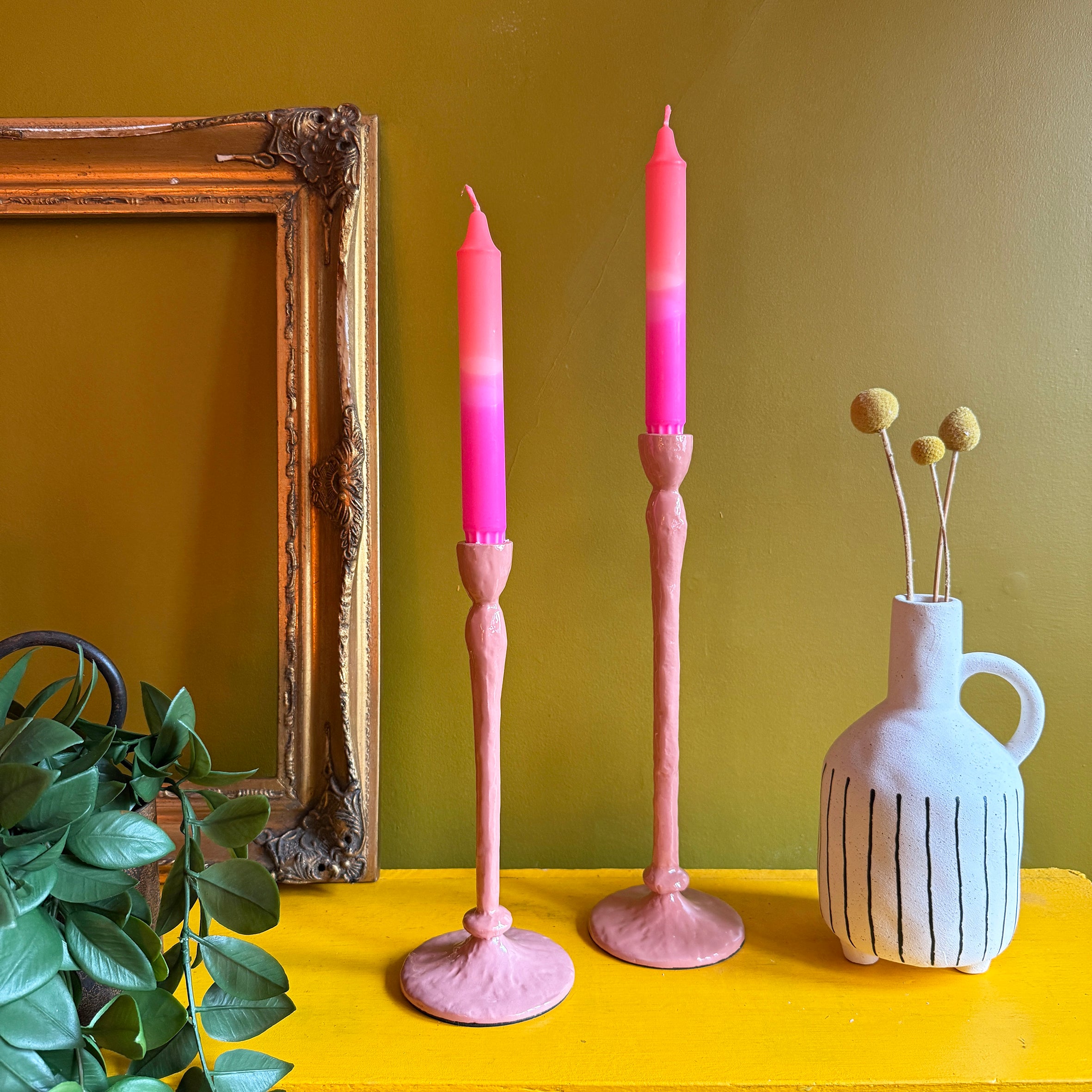 Love Frankie organic candle stick in dirty pink