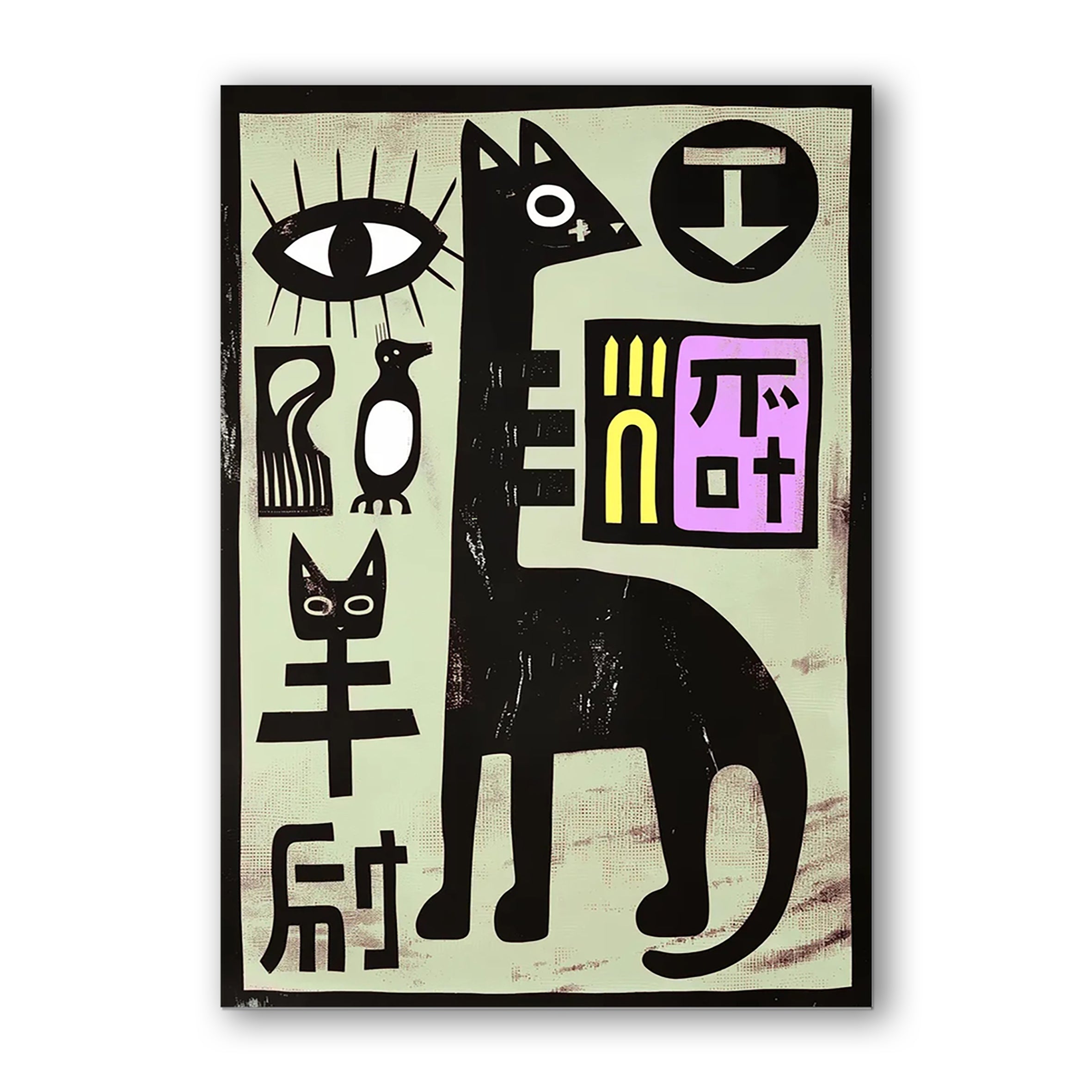 love frankie penguin grace art print