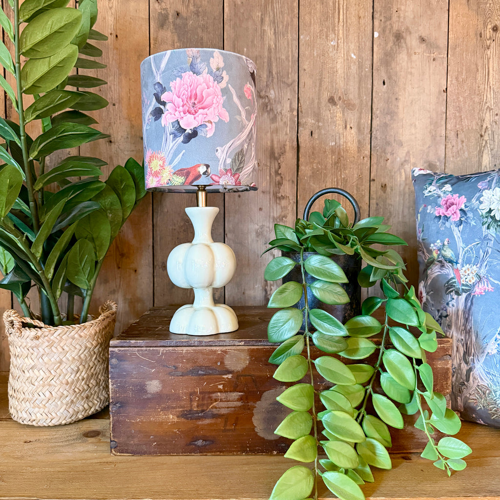Peony in Shingle Dinky Lampshades
