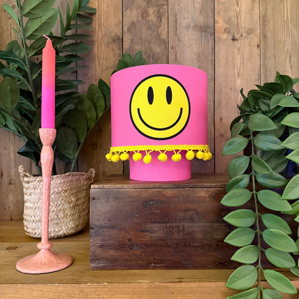 Smiley Glow Lamps in Pink