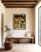 Pipe Dream Psychedelic Mushroom Print Poster by Love Frankie