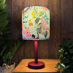 Matt Plum Stem Table Lamp