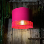 love-frankie-pomegranate-lampshade-gold-lining-fringing