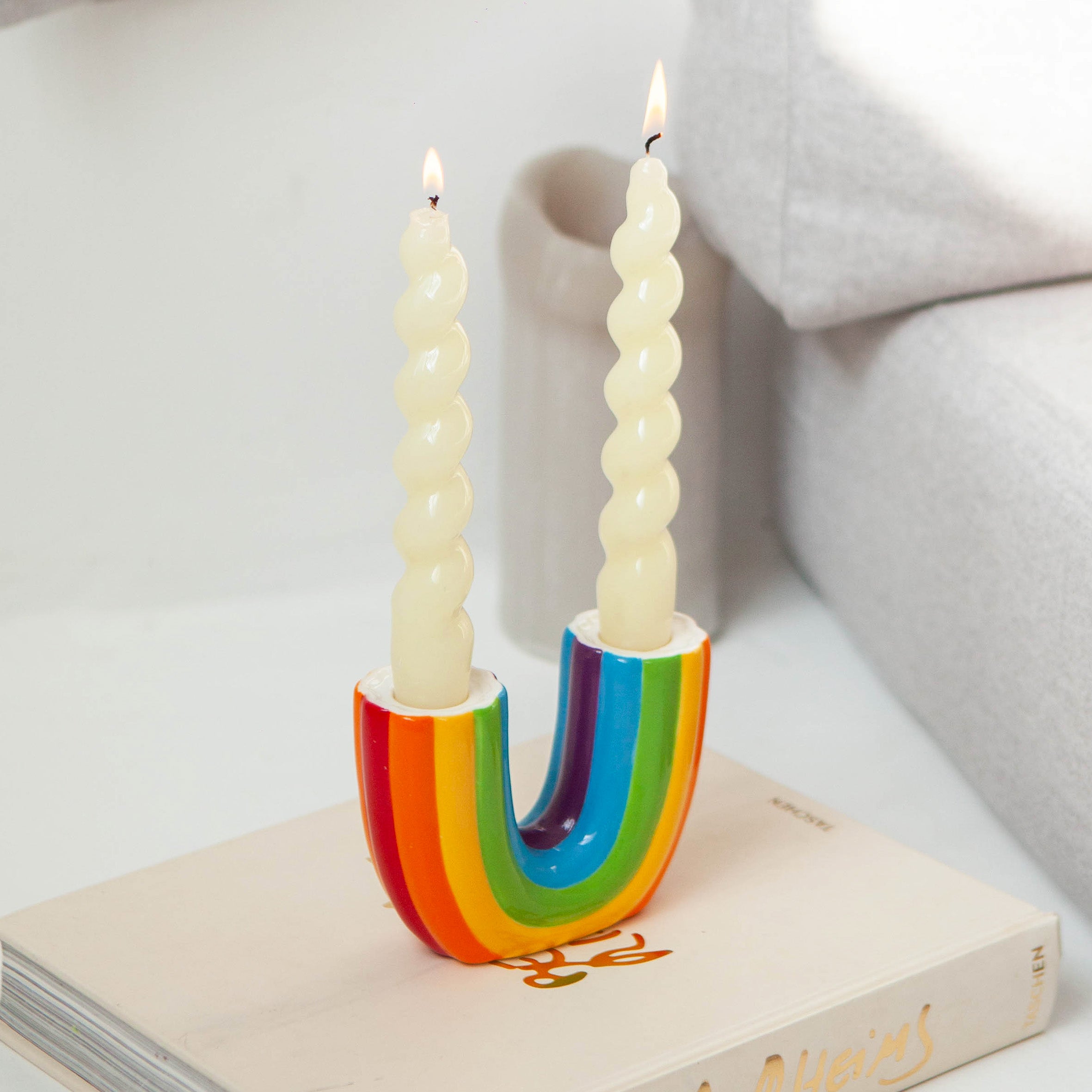 Rainbow Candle Holder