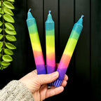 Love Frankie rainbow candle