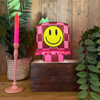 Checkmate Smiley Glow Lamps in Raspberry Ripple