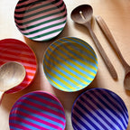 Small Stripy Bowls - 5 Colours Available