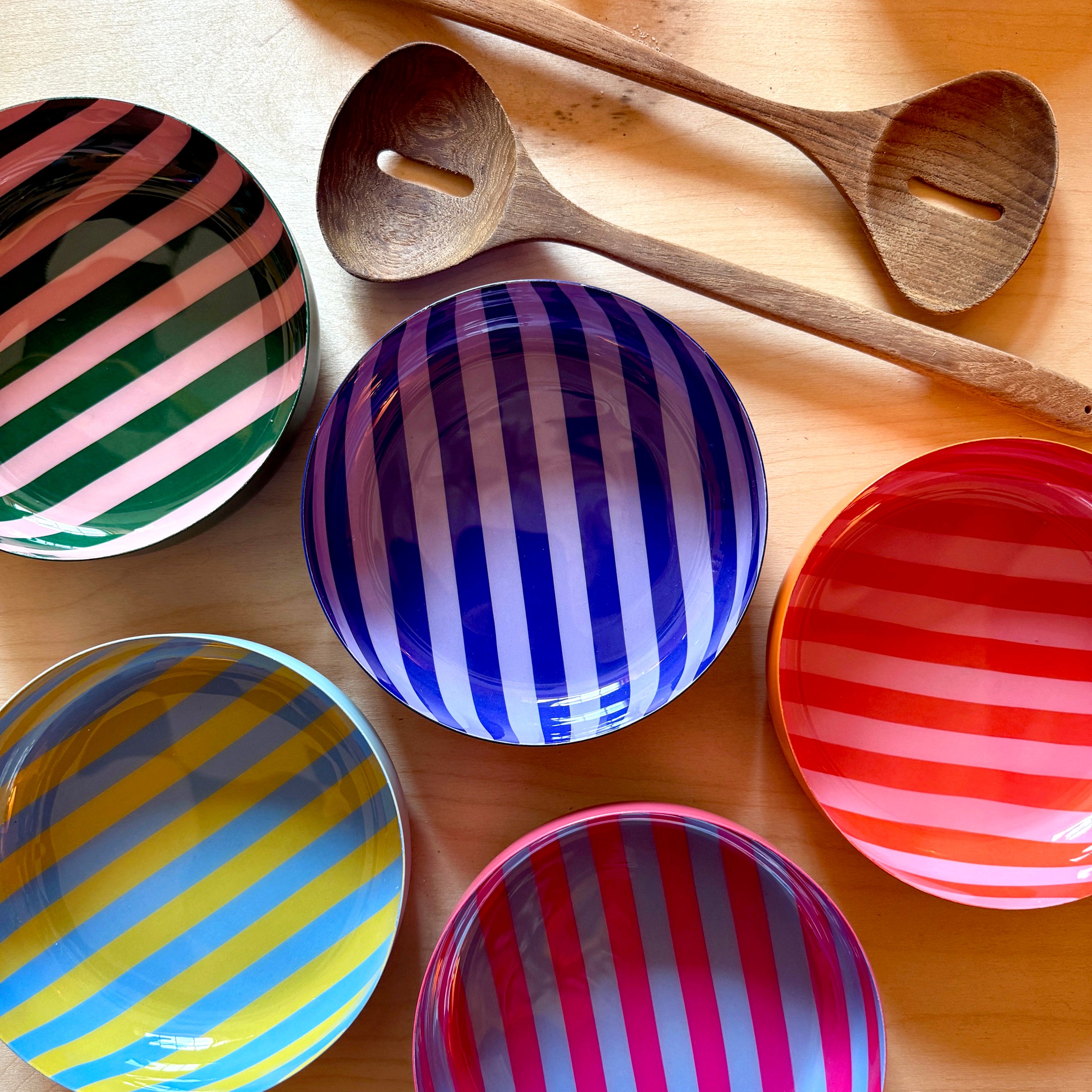 Small Stripy Bowls - 5 Colours Available