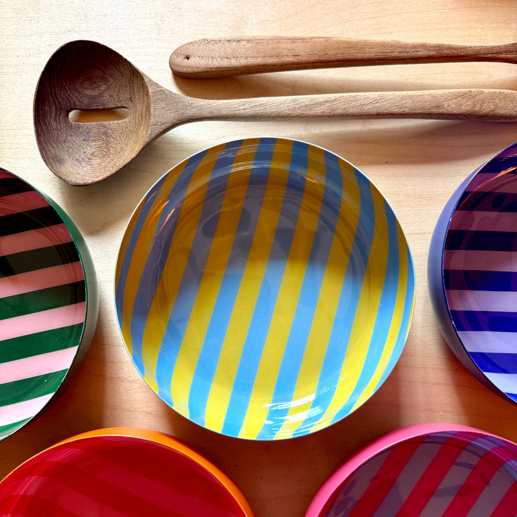 Small Stripy Bowls - 5 Colours Available