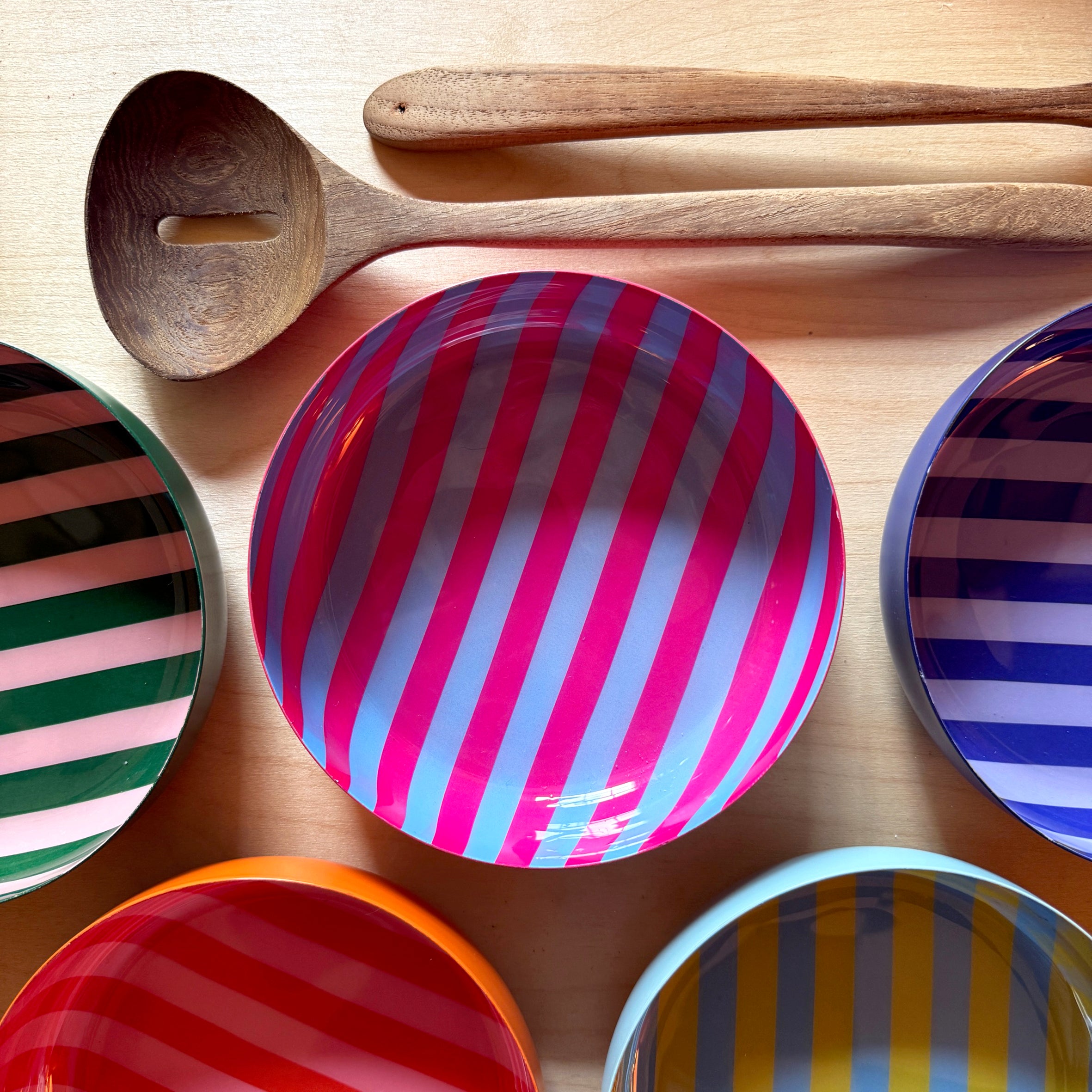 Small Stripy Bowls - 5 Colours Available