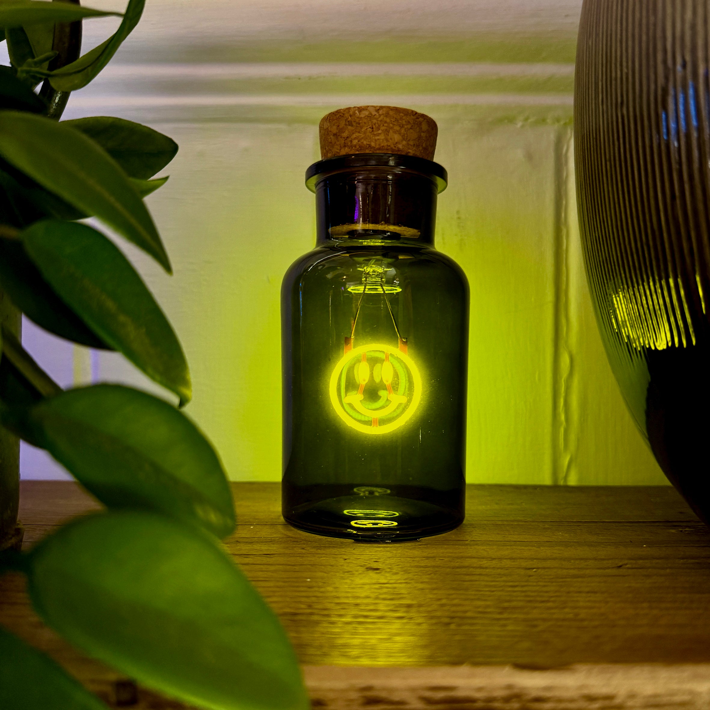 Smiley Message In A Bottle - LED Rechargeable Light