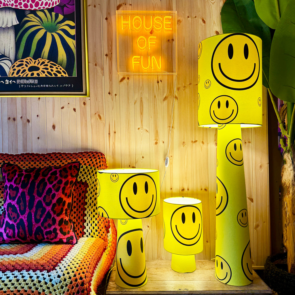 Acid Drops Smiley Face Portable Lamps