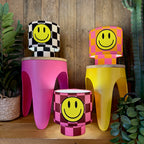 Checkmate Smiley Glow Lamps in Liquorice