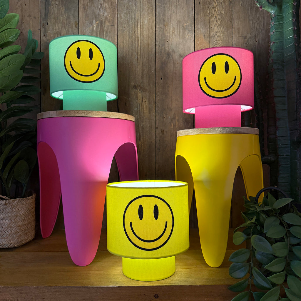 Smiley Glow Lamps in Mint