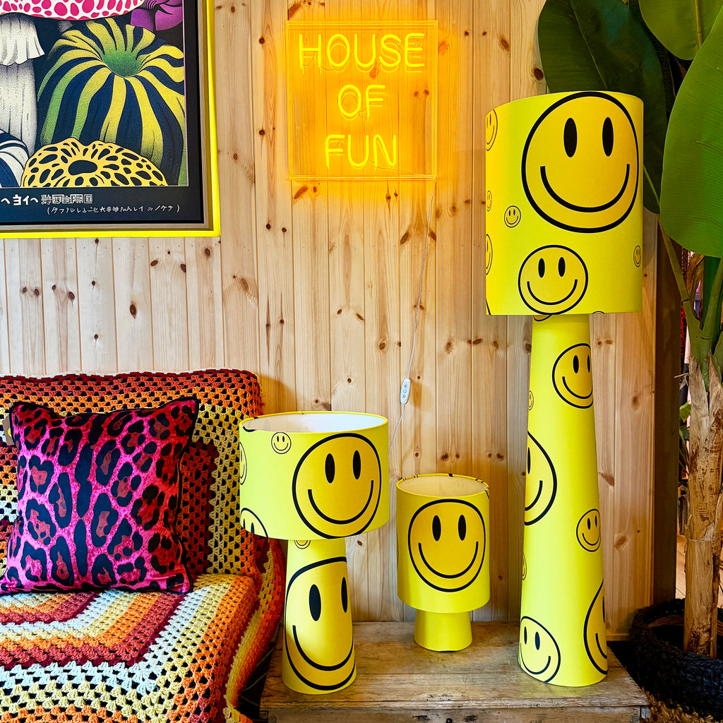 Acid Drops Smiley Face Portable Lamps