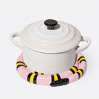Snake Trivet - Pink