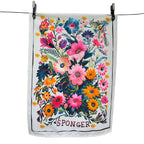 Love Frankie Floral "Sponger" tea towel cut out