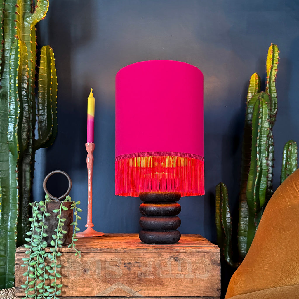 Big Stack Table Lamp - Ebony