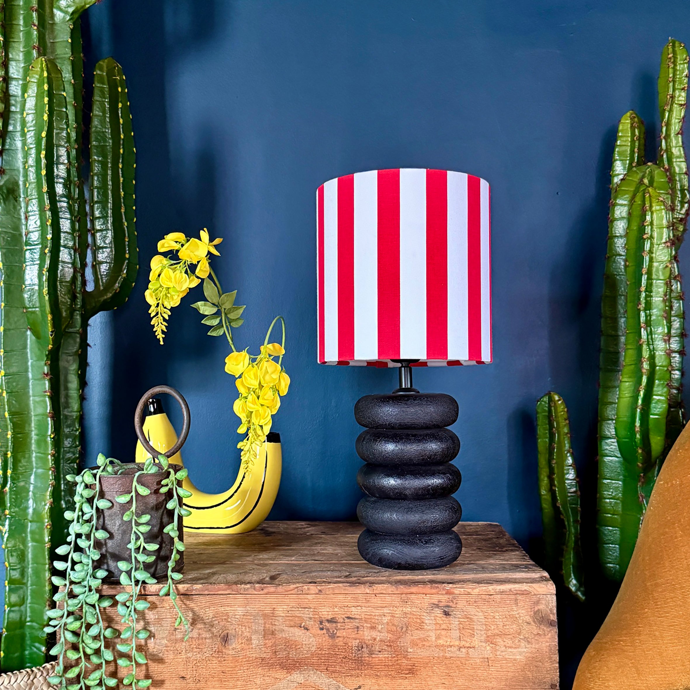 Big Stack Table Lamp - Ebony
