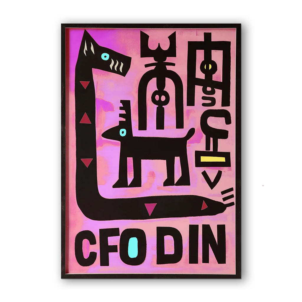 love frankie the protector snake art print