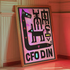 The Snake - Protector Art Print from Love Frankie