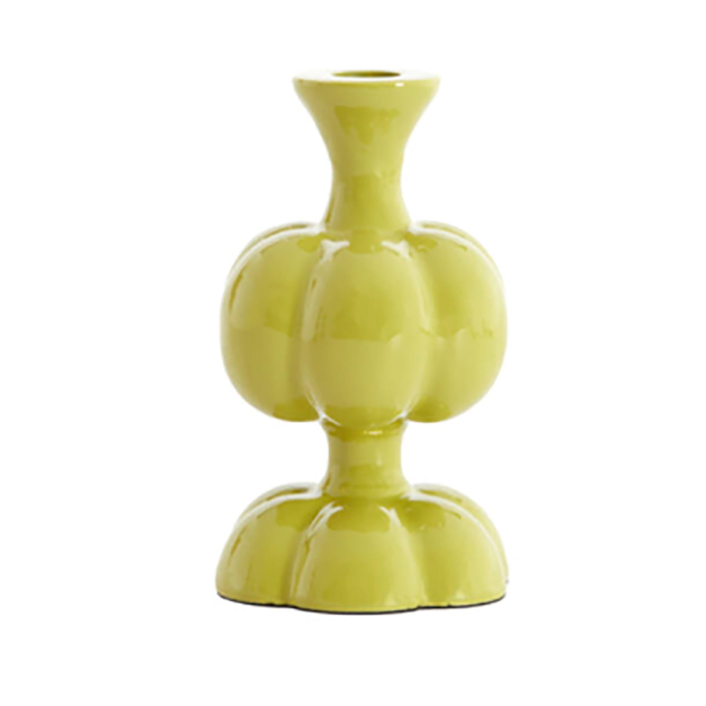Bubble Candle Holder in Chartreuse - Small