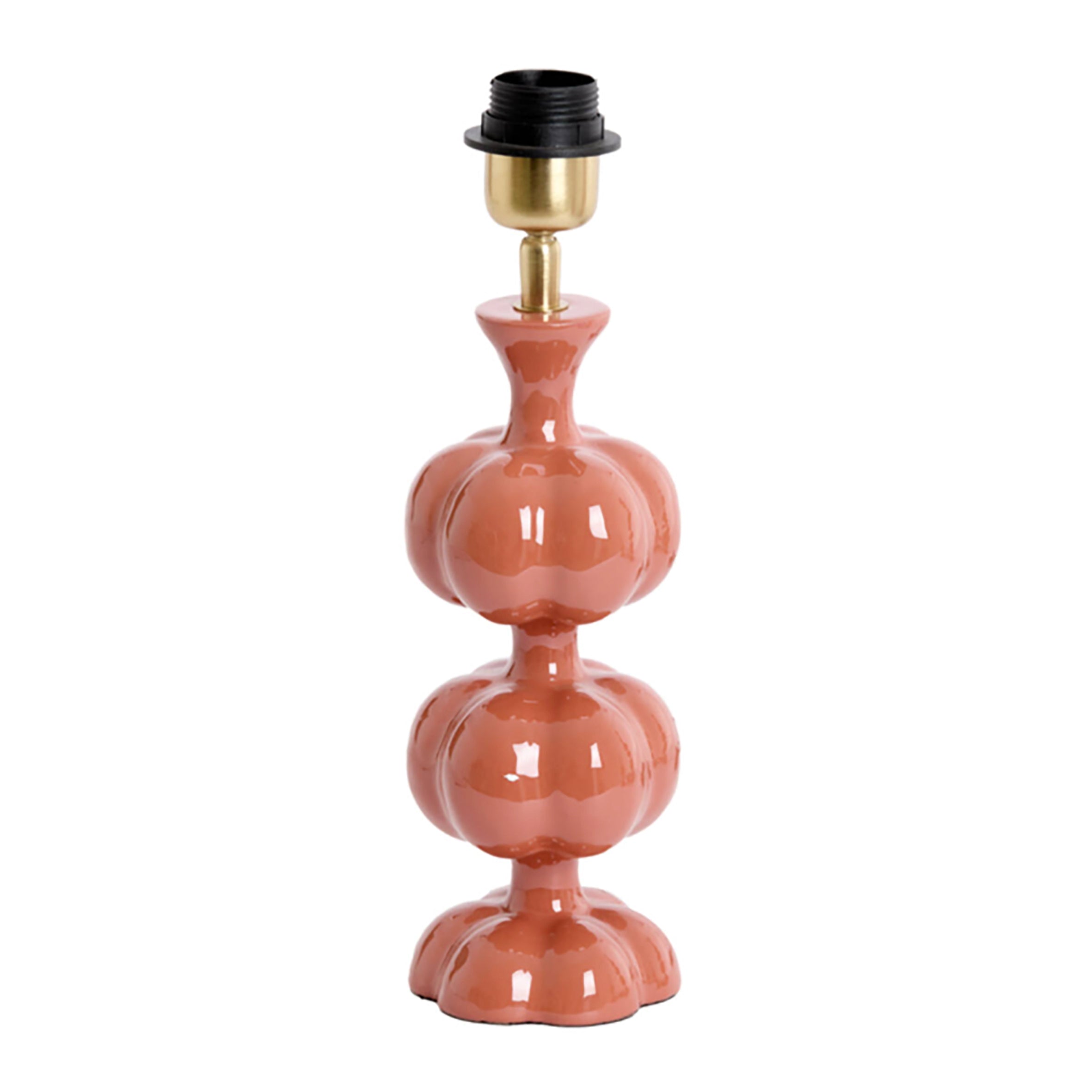 Double Bubble Table Lamp in Brick - Large