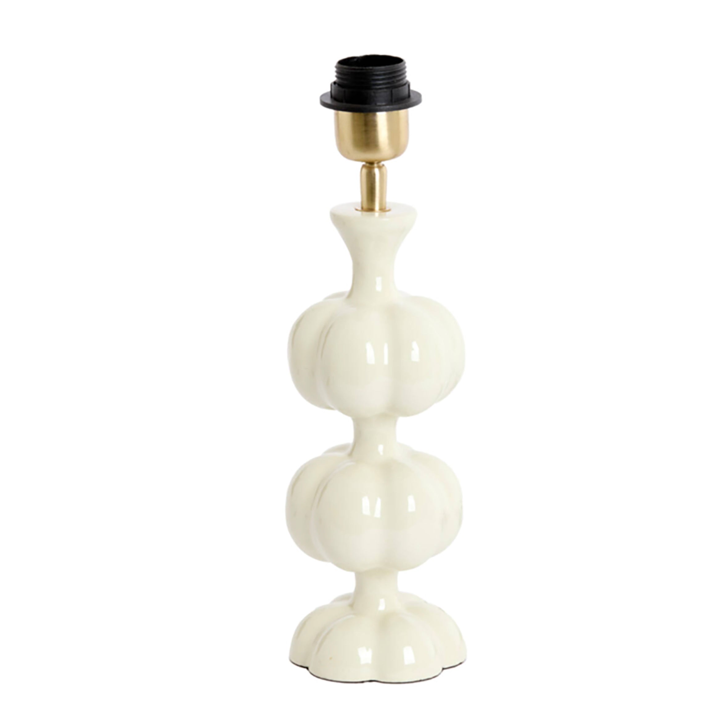 Double Bubble Table Lamp in Pebble - Large