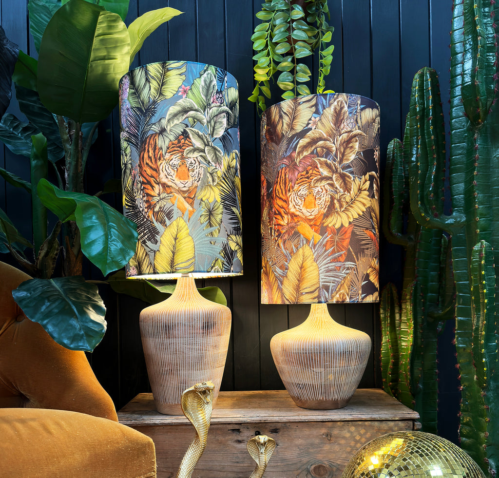 love frankie big cat tube lampshades