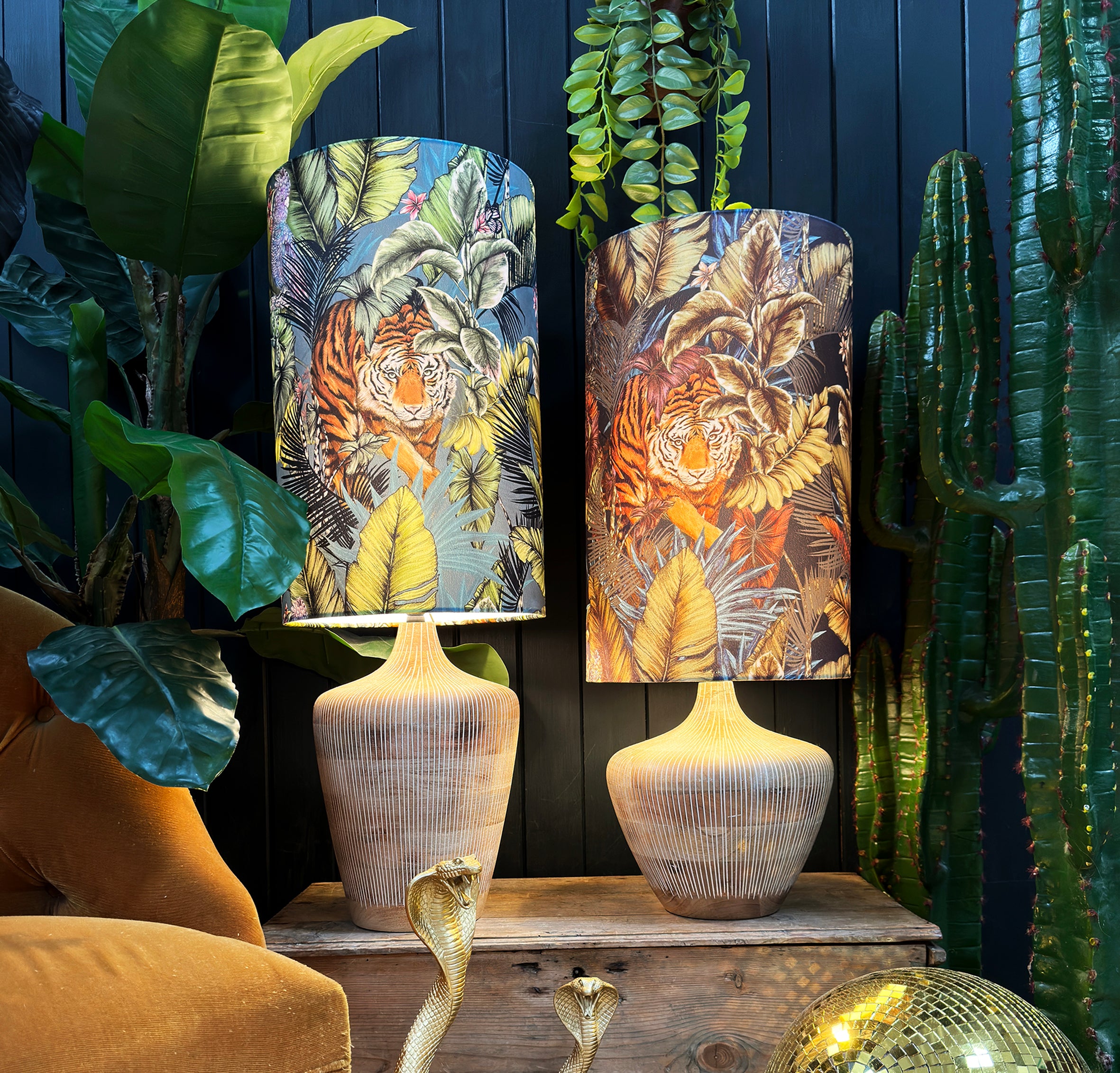 love frankie big cat tube lampshades