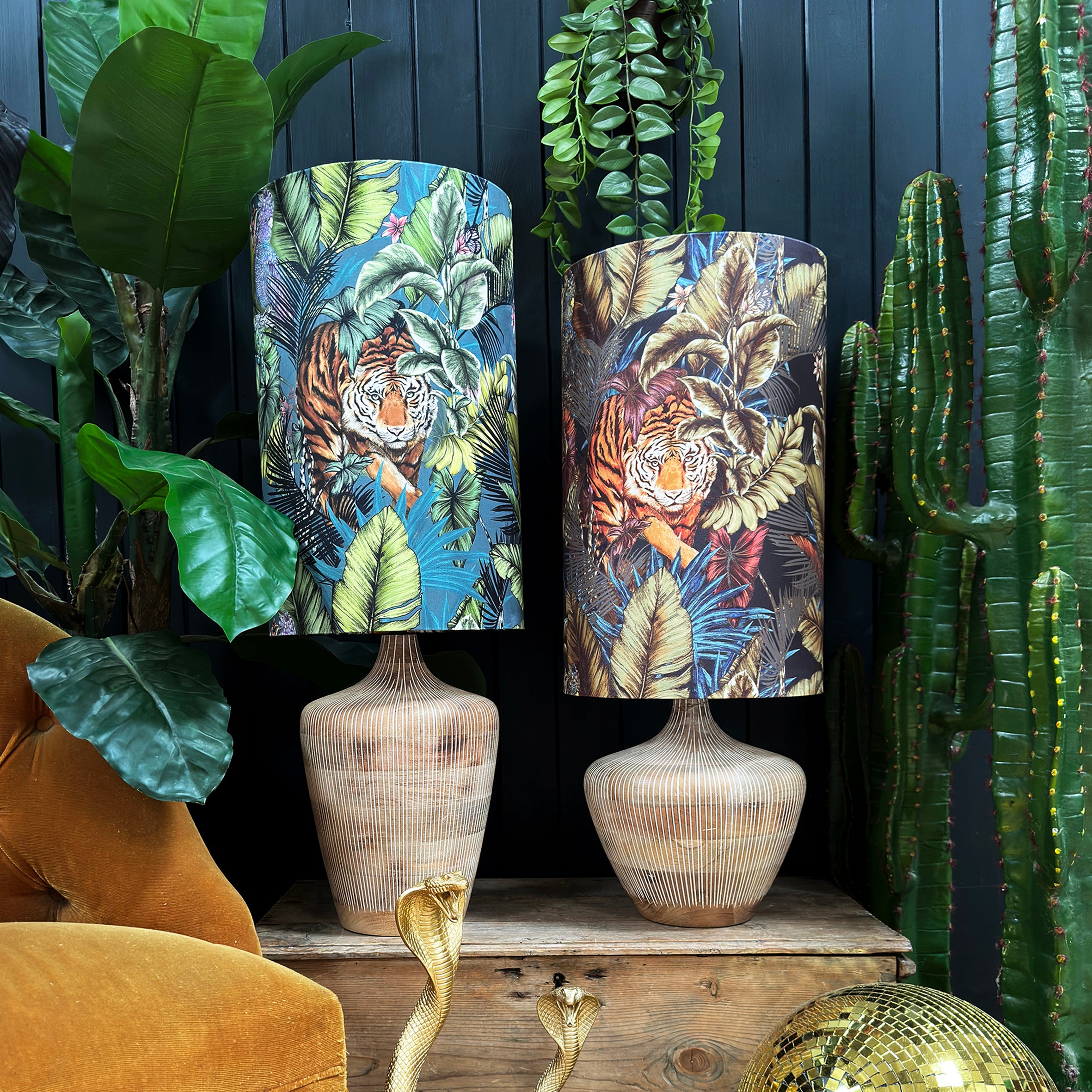 love frankie big cat tube lampshades