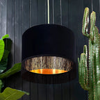 love frankie black velvet and copper lining and fringing