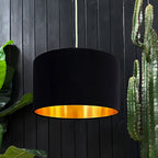 love frankie black velvet and gold lining