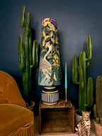 Paradise Lost Velvet King Cone Lampshade